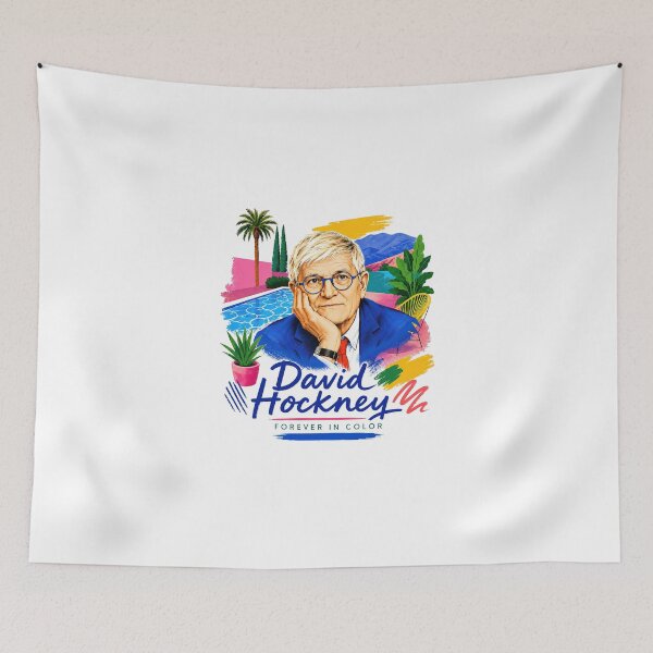 Item preview, David Hockney Memorial designed and sold by Streetshop79.