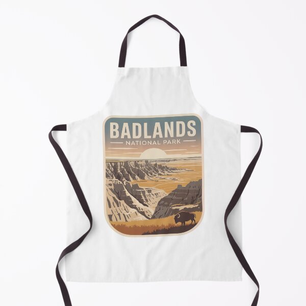 Item preview, Badlands National Park Vintage Travel Badge designed and sold by Teelogic.