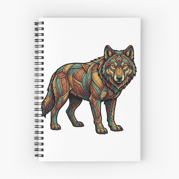 Item preview, Mystical Wolf – Geometric Tribal Boho Style Design designed and sold by BoldConcept43.