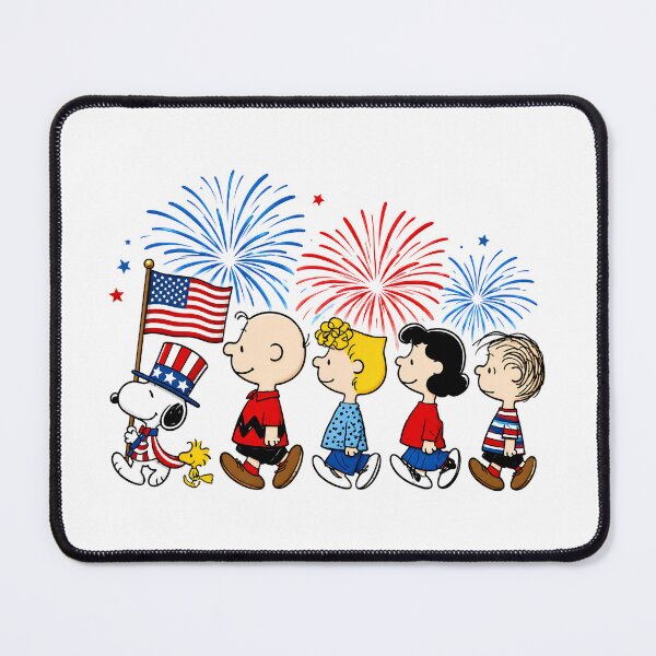 Item preview, Peanuts Gang Snoopy Happy 4th Of July designed and sold by Har-vee.