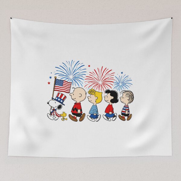 Item preview, Peanuts Gang Snoopy Happy 4th Of July designed and sold by Har-vee.