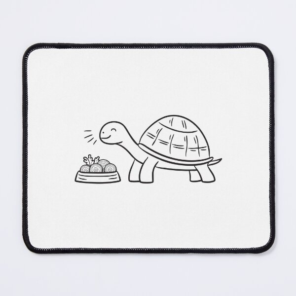Item preview, Turtle Approaching Dish of Cut Vegetables designed and sold by rasagamastore.