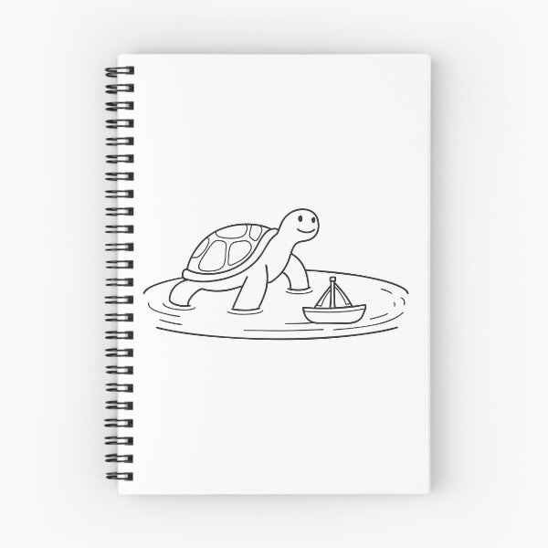 Item preview, Turtle Near Toy Boats in Shallow Pool designed and sold by rasagamastore.