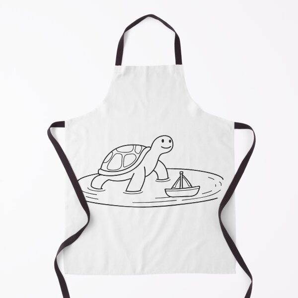 Item preview, Turtle Near Toy Boats in Shallow Pool designed and sold by rasagamastore.