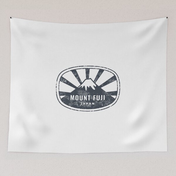 Item preview, Vintage Distressed "Mount Fuji" Souvenir Stamp Graphic designed and sold by RickTShop.