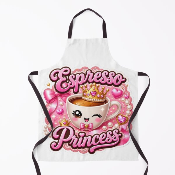 Item preview, Espresso Princess Kawaii Sticker designed and sold by Stylestickers55.