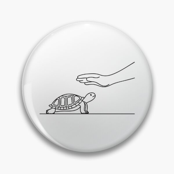 Item preview, Turtle Resting Near Reaching Hand designed and sold by rasagamastore.