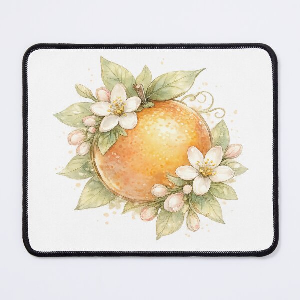 Item preview, Watercolor Orange Blossom Botanical Art – Soft Cottagecore Citrus Flower Illustration | Orange Gift designed and sold by irfanshikh.