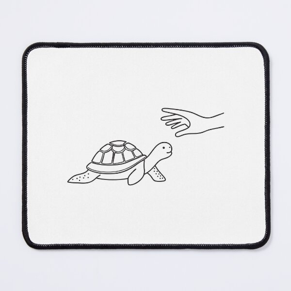 Item preview, Turtle Lying Near Outstretched Hand designed and sold by rasagamastore.
