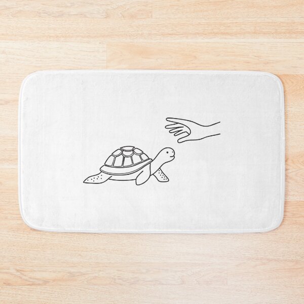 Item preview, Turtle Lying Near Outstretched Hand designed and sold by rasagamastore.