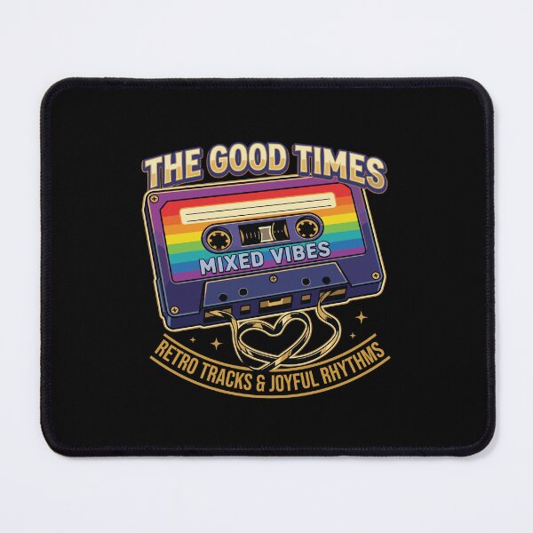 Item preview, Mixed Vibes Retro Rainbow Cassette Tape Gay Pride LGBT Heart designed and sold by crouchingpixel.