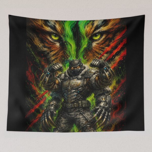 Item preview, ARMOURED TIGER PREDATOR WAR designed and sold by XANSTIKERS.