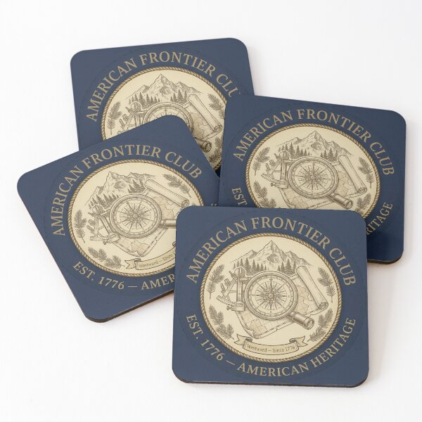 Item preview, American Frontier Club Heritage Vintage Badge 1776 designed and sold by CalmCapy Co.