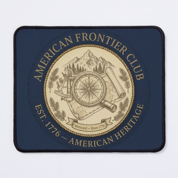 Item preview, American Frontier Club Heritage Vintage Badge 1776 designed and sold by CalmCapy Co.