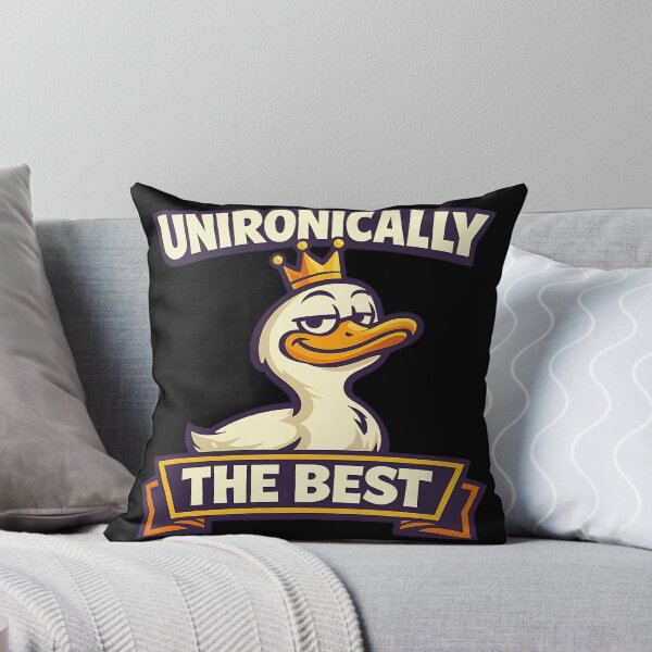 Item preview, Unironically The Best Funny Confident Duck Design designed and sold by TeeTimeTreasure.