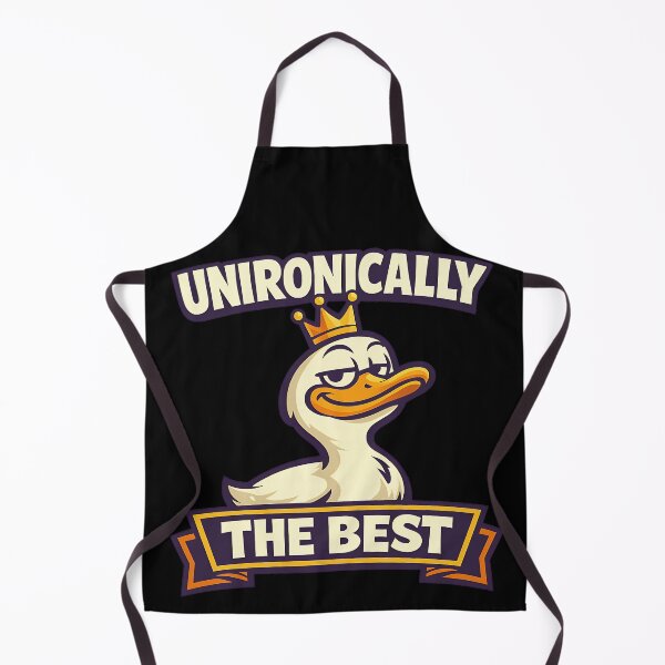 Item preview, Unironically The Best Funny Confident Duck Design designed and sold by TeeTimeTreasure.