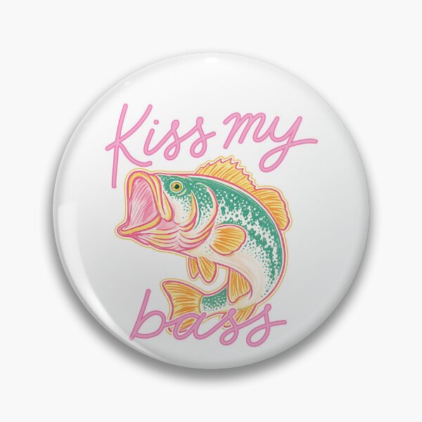 Item preview, Kiss My Bass Fish designed and sold by ladycerebellum.