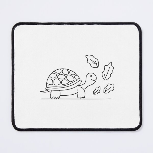 Item preview, Turtle Walking Past Scattered Lettuce Leaf designed and sold by rasagamastore.