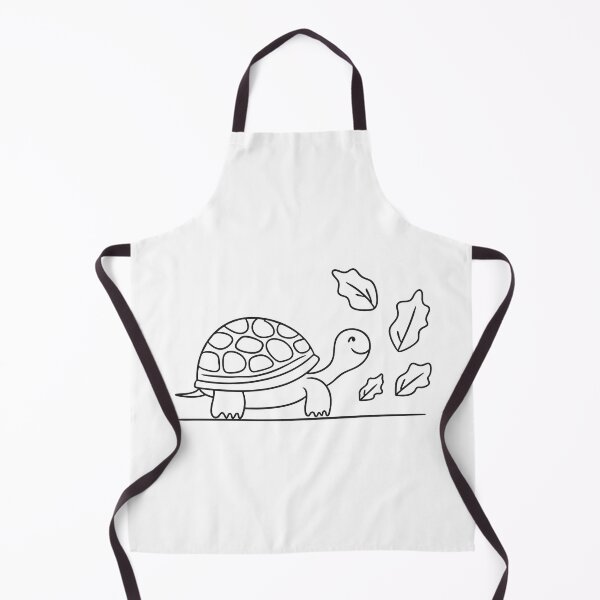 Item preview, Turtle Walking Past Scattered Lettuce Leaf designed and sold by rasagamastore.
