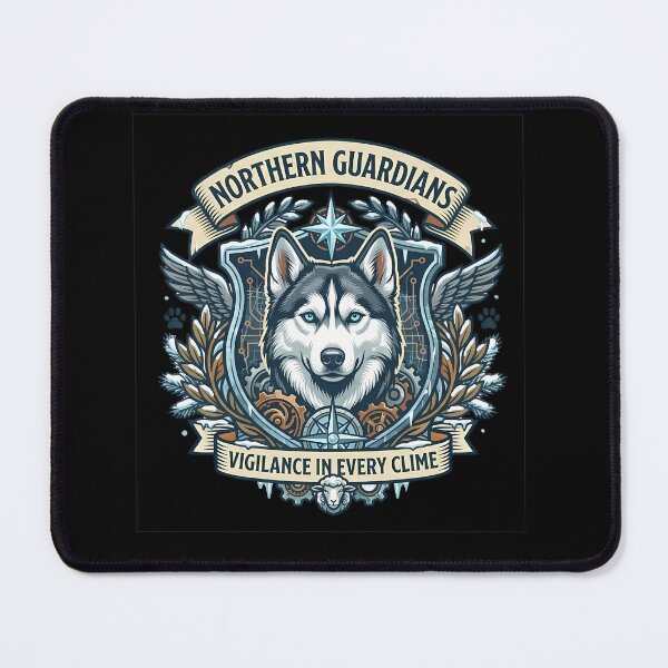Item preview, Northern Guardians Husky Crest – Vigilance In Every Clime Tactical Badge designed and sold by vividthreads99.