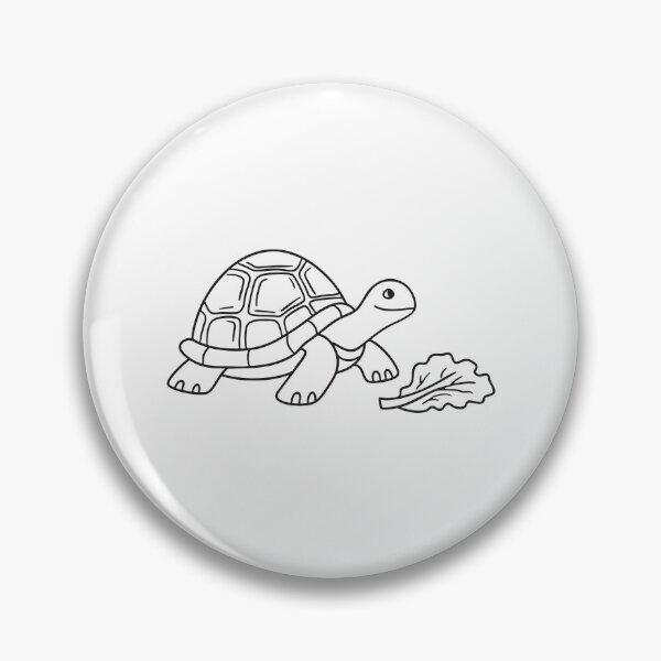 Item preview, Turtle Slowly Walking Near Lettuce Leaf designed and sold by rasagamastore.