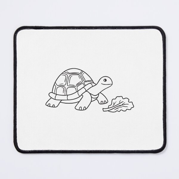 Item preview, Turtle Slowly Walking Near Lettuce Leaf designed and sold by rasagamastore.
