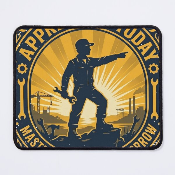Item preview, Apprentice Today, Master Tradesman Tomorrow designed and sold by LoganDzign.