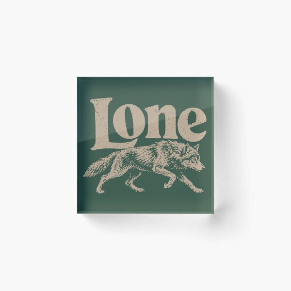 Item preview, Lone Wolf Vintage Retro Wildlife designed and sold by Atlas Inkworks.
