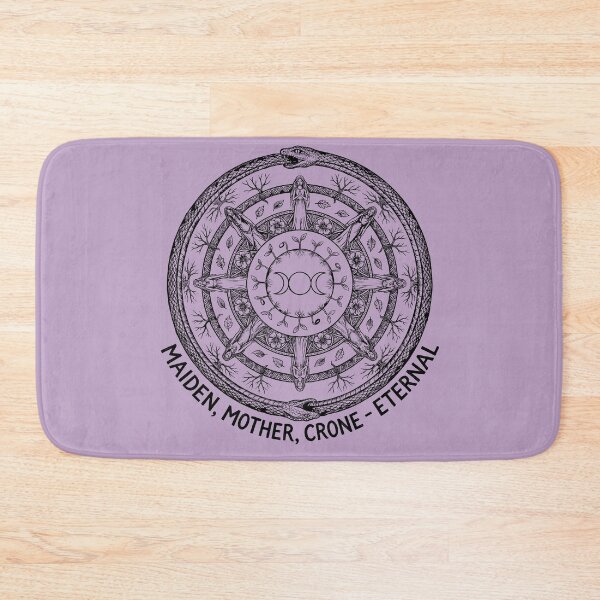 Item preview, Eternal Cycle Mandala - Triple Moon Goddess designed and sold by bapupa.