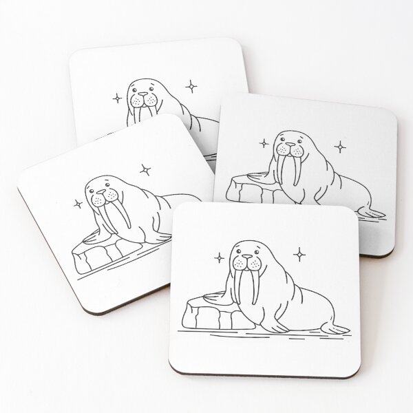 Item preview, Walrus with Visible Tusks by Frozen Rock designed and sold by rasagamastore.