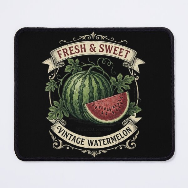 Item preview, Fresh and Sweet Vintage Watermelon Botanical Specimen Label – Antique Fruit Crate Art | Watermelon Lover Gift designed and sold by irfanshikh.