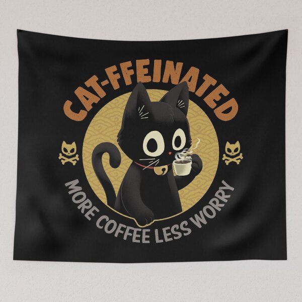Item preview, CAT-FFEINATED designed and sold by Angoes25.