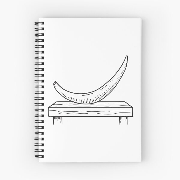 Item preview, Elephant Tusk Resting on Wooden Table designed and sold by rasagamastore.