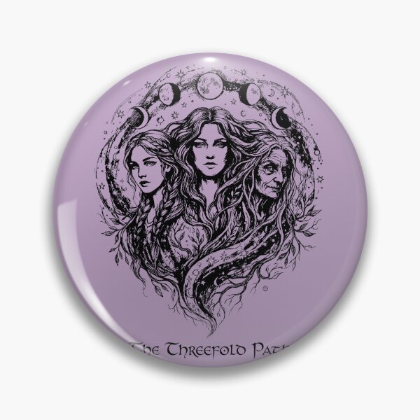 Item preview, Maiden, Mother, Crone Veil - Triple Moon Goddess designed and sold by bapupa.