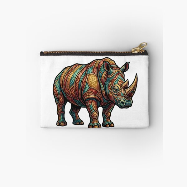 Item preview, Geometric Rhino – Tribal Boho Style Design designed and sold by BoldConcept43.