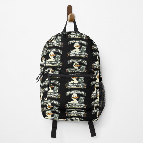 Item preview, Opinions Are Like A Broken Calculator They Don't Count Funny Duck Design designed and sold by TeeTimeTreasure.