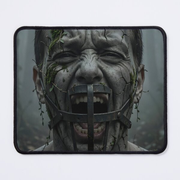 Item preview, Iron Mask and eternal torment in the dark forest designed and sold by VoidVeilStudio.