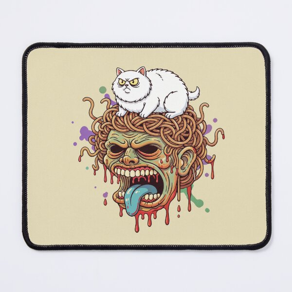 Item preview, Cat on a Spaghetti Zombie designed and sold by Mike Kiev art.