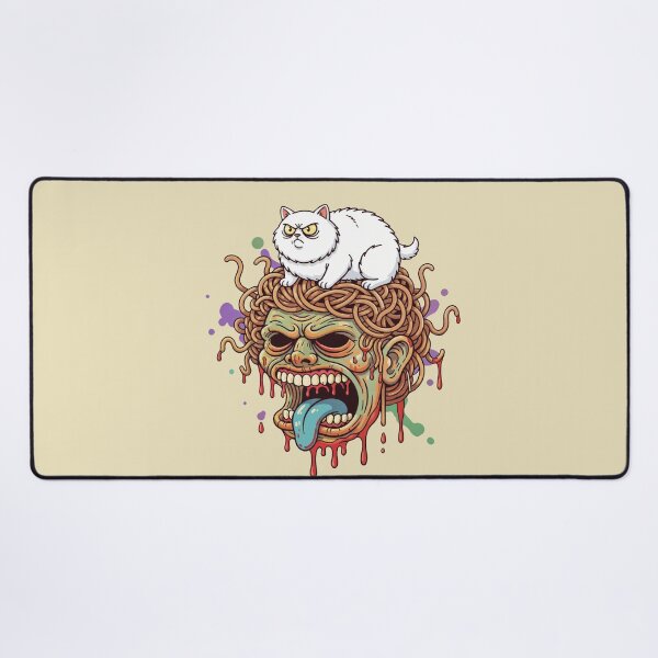 Item preview, Cat on a Spaghetti Zombie designed and sold by Mike Kiev art.