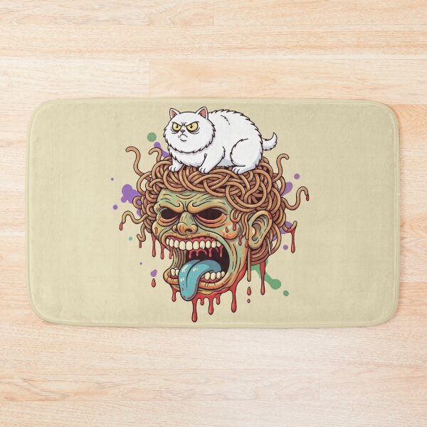 Item preview, Cat on a Spaghetti Zombie designed and sold by Mike Kiev art.