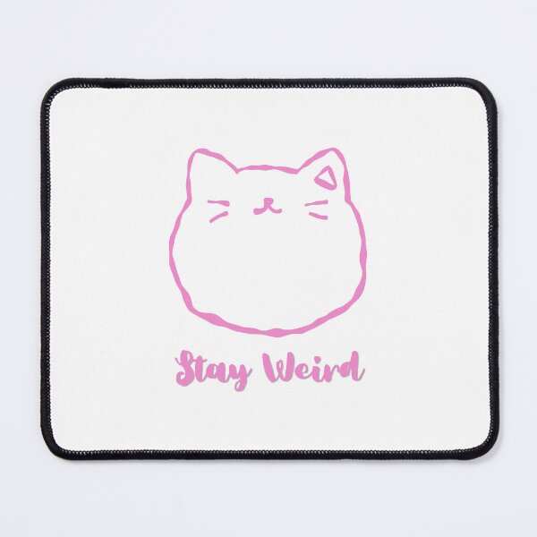 Item preview, Weird Pink Cat Aesthetic Quote designed and sold by danaJG.