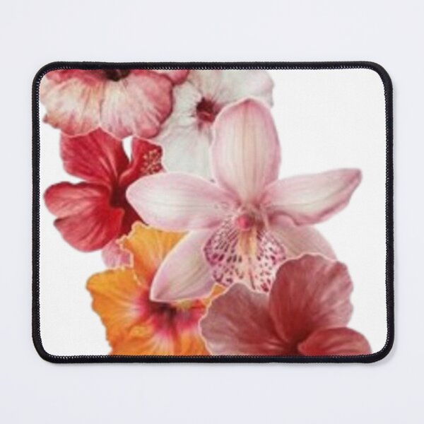 Item preview, Elegant Tropical Flower Bouquet | Pink Orchid & Hibiscus Floral Design designed and sold by Sticleg.