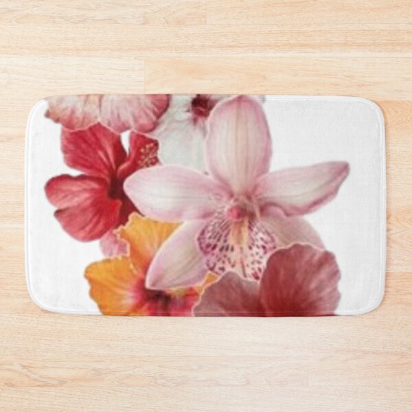 Item preview, Elegant Tropical Flower Bouquet | Pink Orchid & Hibiscus Floral Design designed and sold by Sticleg.