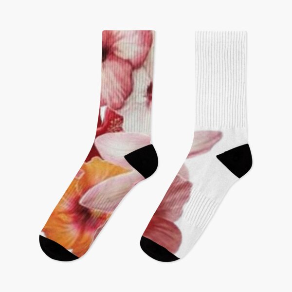 Item preview, Elegant Tropical Flower Bouquet | Pink Orchid & Hibiscus Floral Design designed and sold by Sticleg.