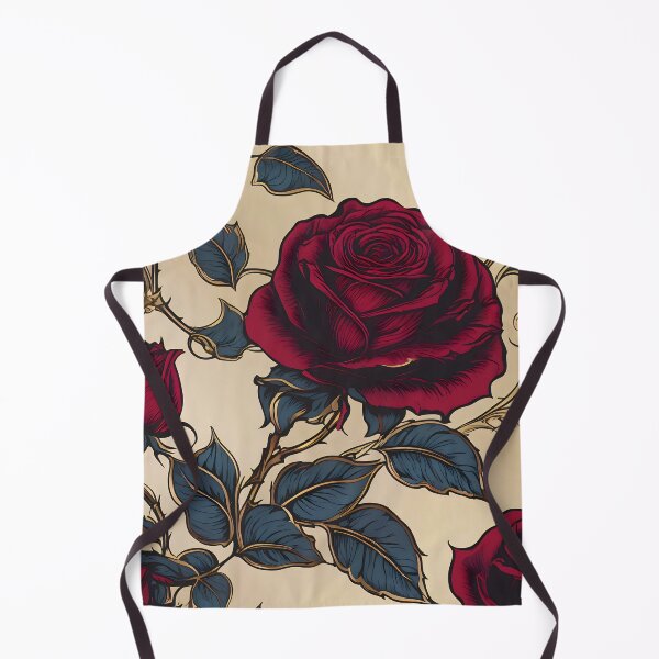 Item preview, Luxurious Red Roses with Elegant Vine Details. designed and sold by MissYouONLY.