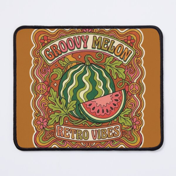 Item preview, Groovy Melon Retro Vibes 70s Psychedelic Watermelon – Bold Vintage Hippie Art | Watermelon Gift designed and sold by irfanshikh.