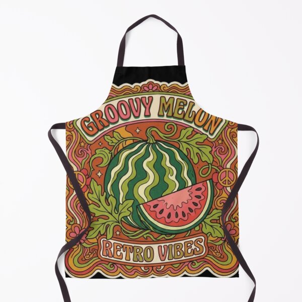 Item preview, Groovy Melon Retro Vibes 70s Psychedelic Watermelon – Bold Vintage Hippie Art | Watermelon Gift designed and sold by irfanshikh.