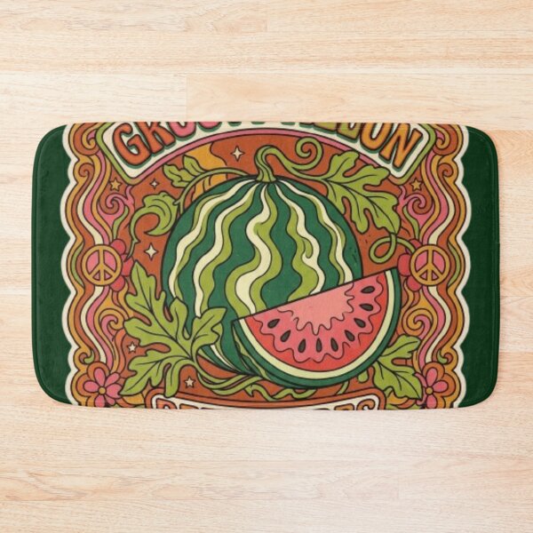Item preview, Groovy Melon Retro Vibes 70s Psychedelic Watermelon – Bold Vintage Hippie Art | Watermelon Gift designed and sold by irfanshikh.