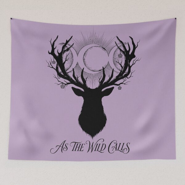 Item preview, Horned God Triple Moon Spirit - Wiccan designed and sold by bapupa.
