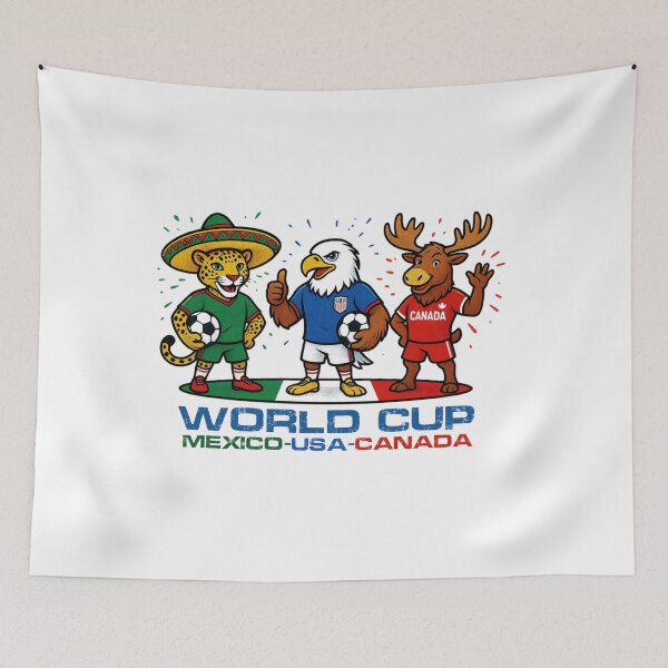 Item preview, World Cup 2026 Canada USA Mexico Football designed and sold by ILoveWeedLive.